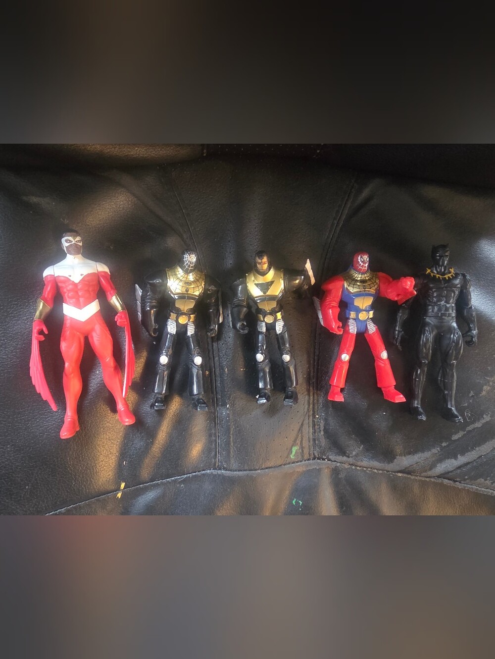 Marvel Toy Lot: Black Panther, Falcon +3